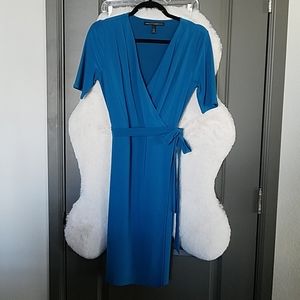 Faux wrap dress